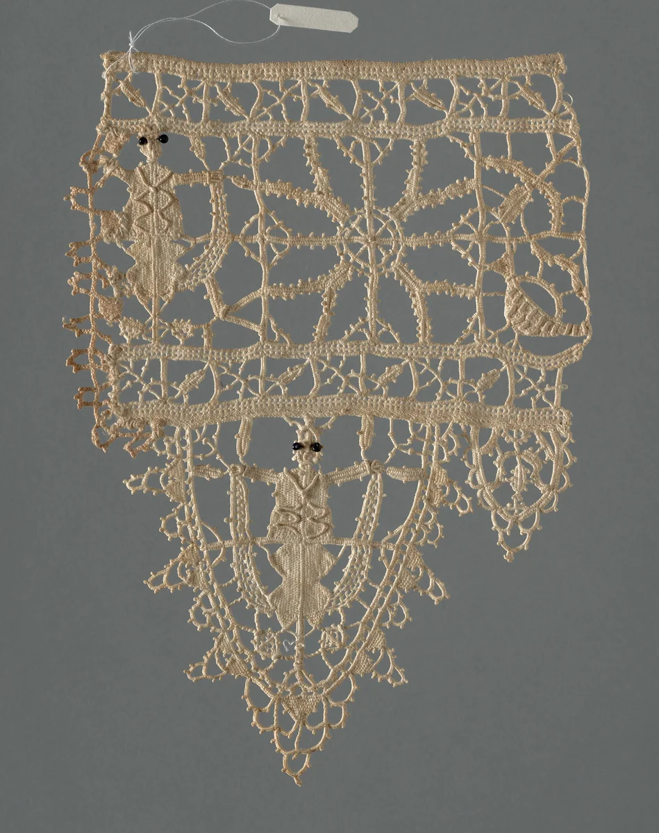 Fragment (Border) by Italy, textile, 1501-1600