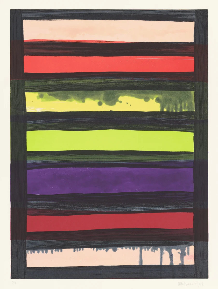 Margot by Mary Heilmann, print, 1998