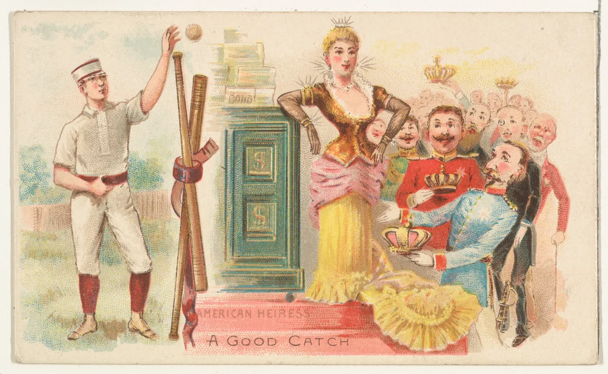 A Good Catch, from the Talk of the Diamond set (N135) issued by Duke Sons & Co., a branch of the American Tobacco Company by W. Duke, Sons & Co., print, 1888