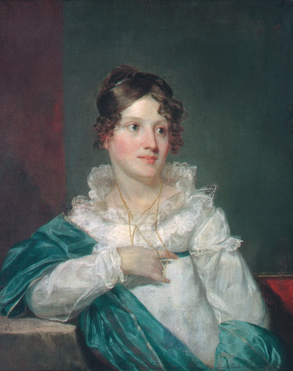Mrs. Daniel DeSaussure Bacot by Samuel Morse, artwork, 1817-1820