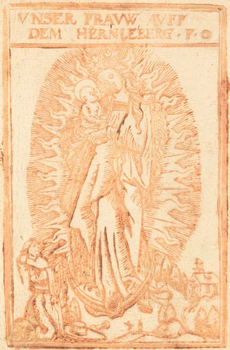 Madonna of the Hernleberg by German 17th Century, print, 1626