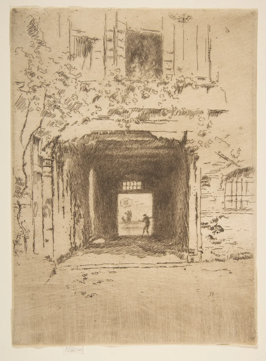 Doorway and Vine by James McNeill Whistler, print, 1879-1880