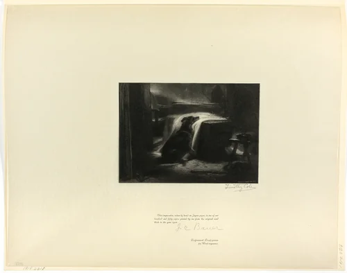 The Shepherd's Chief Mourner, from Old English Masters by Timothy Cole
Edwin Henry Landseer, print, 1901