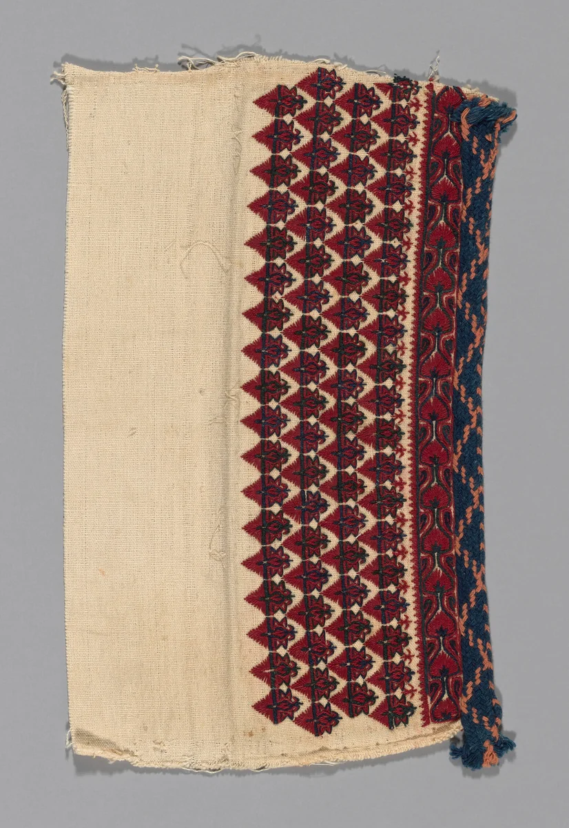Fragment (From a Border) by Greece, Attica, textile, 1801-1900