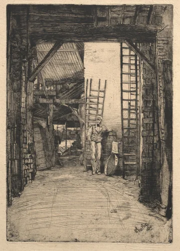 The Lime-burner by James McNeill Whistler, print, 1851
