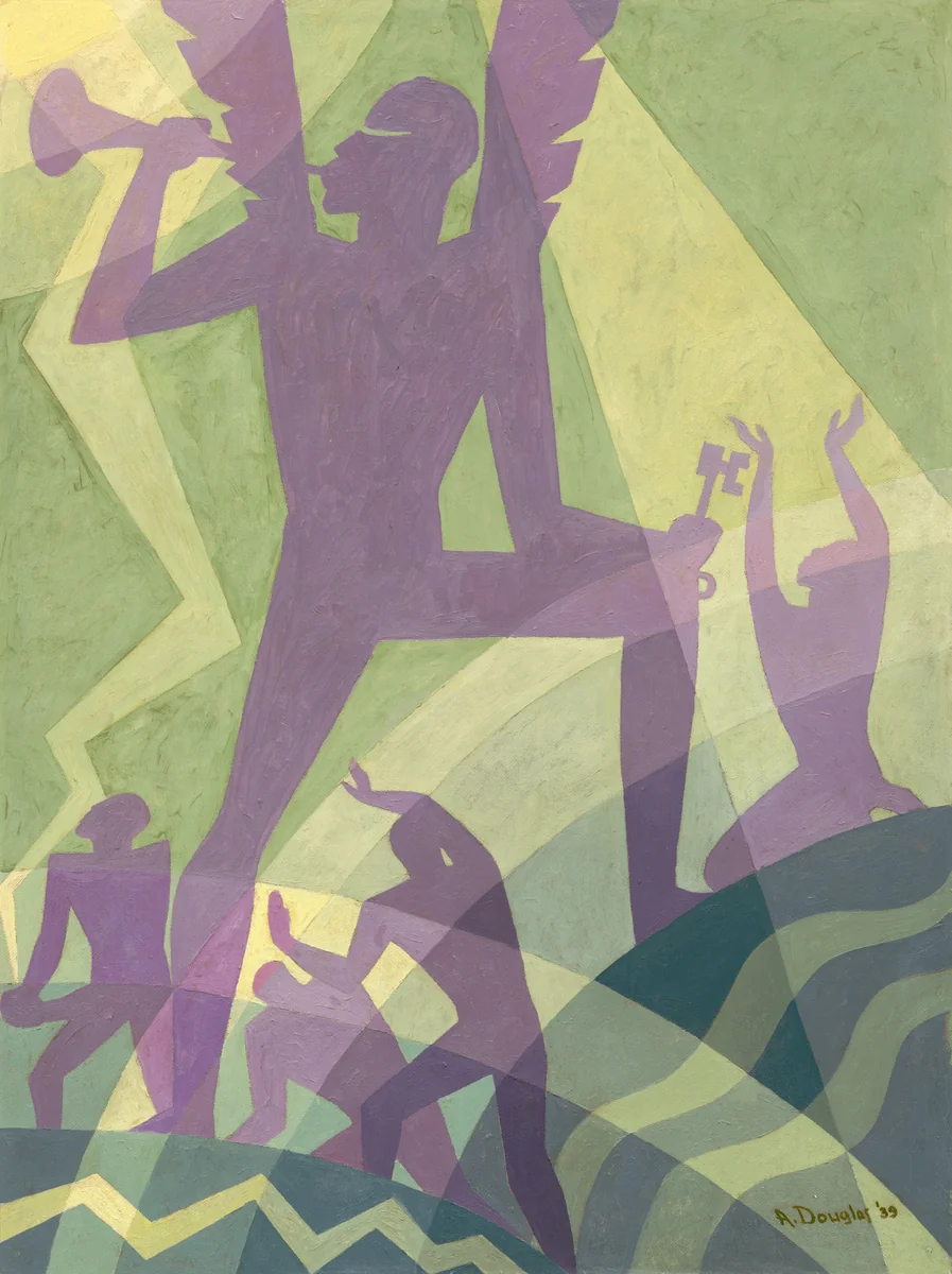 The Judgment Day by Aaron Douglas, painting, 1939
