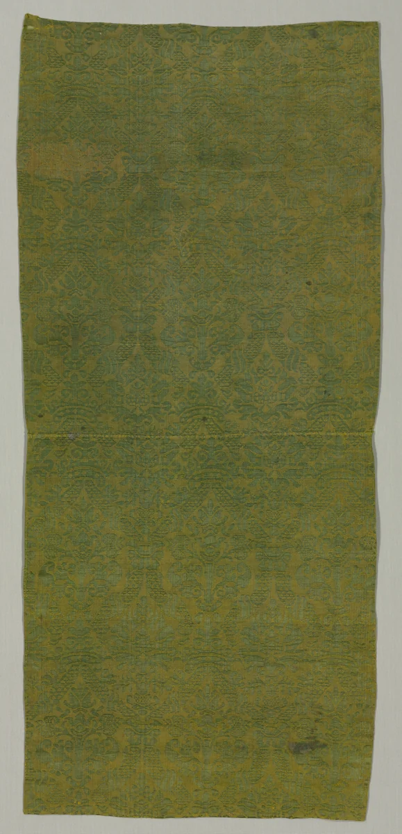 Silk Fragment by Unknown, textile, 1500-1599
