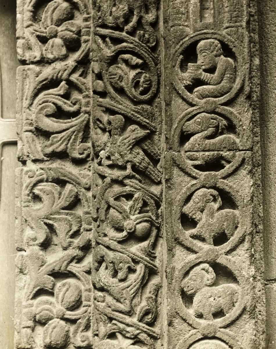 Ely Cathedral: Prior's Door, Side Details by Frederick Evans, photograph, 1886-1896