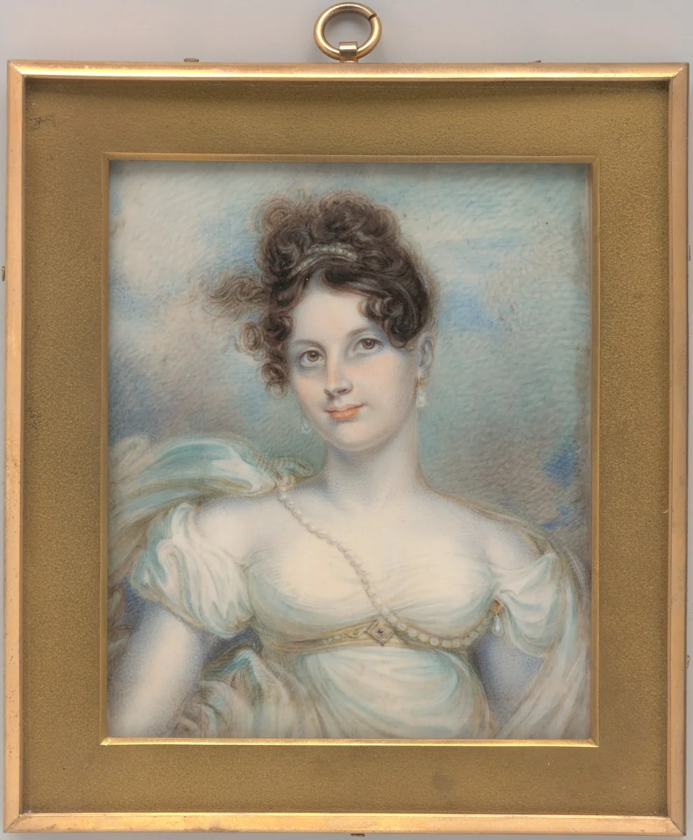 Mrs. Manigault Heyward (Susan Hayne Simmons) by Robert Fulton, artwork, 1810-1813