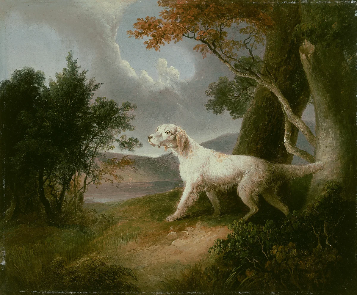 Landscape with Dog by Thomas Doughty, painting, 1832