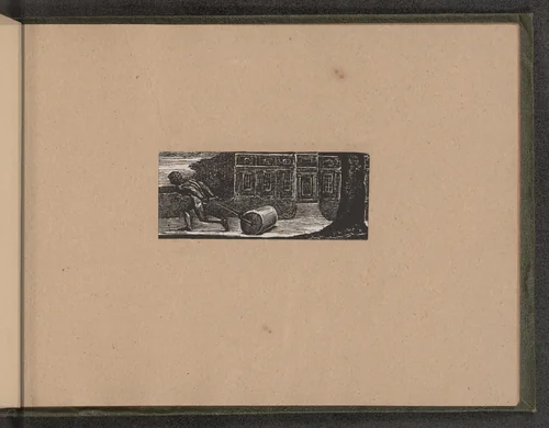 'A rolling stone is ever bare of moss' by William Blake, print, 1821