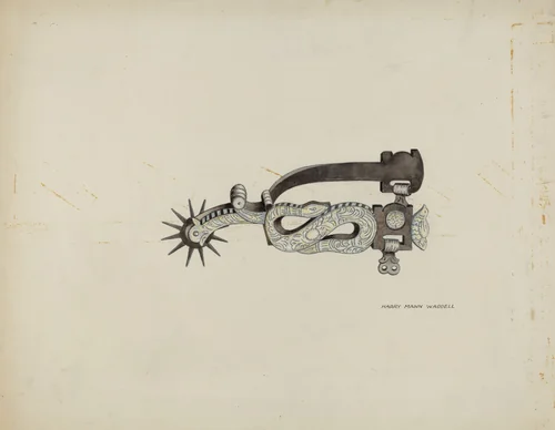 Spur by Eva Fox; Harry Mann Waddell, index of american design, 1936