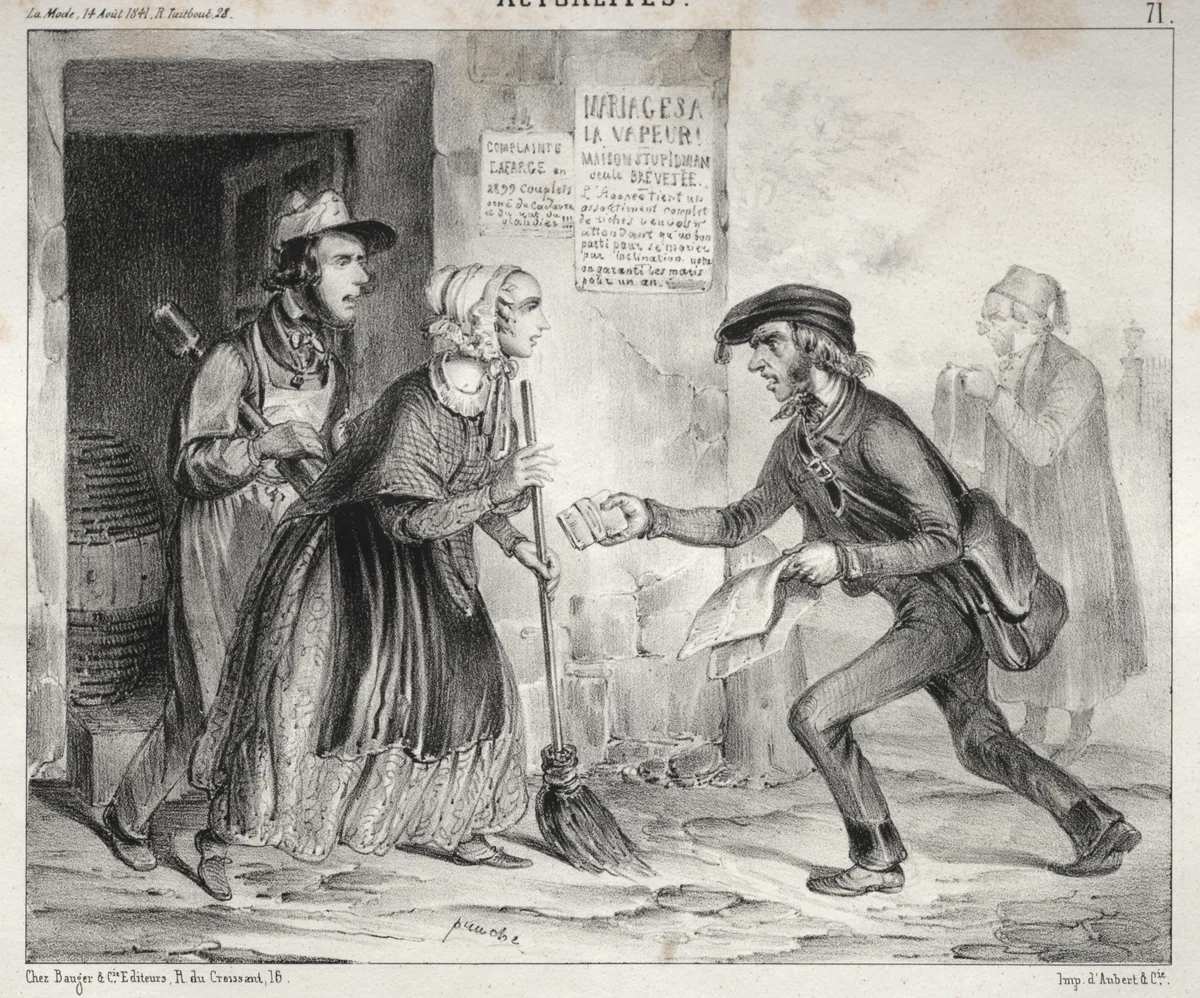 Actualités: Gare la Question d'Orient! by Clémente Pruche, print, 1841