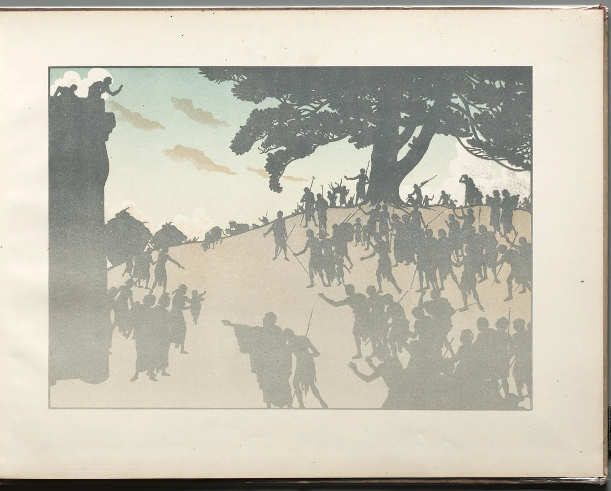 The Prodigal Son: page 43 by Henri Rivière, book, 1895