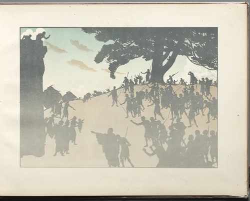 The Prodigal Son: page 43 by Henri Rivière, book, 1895