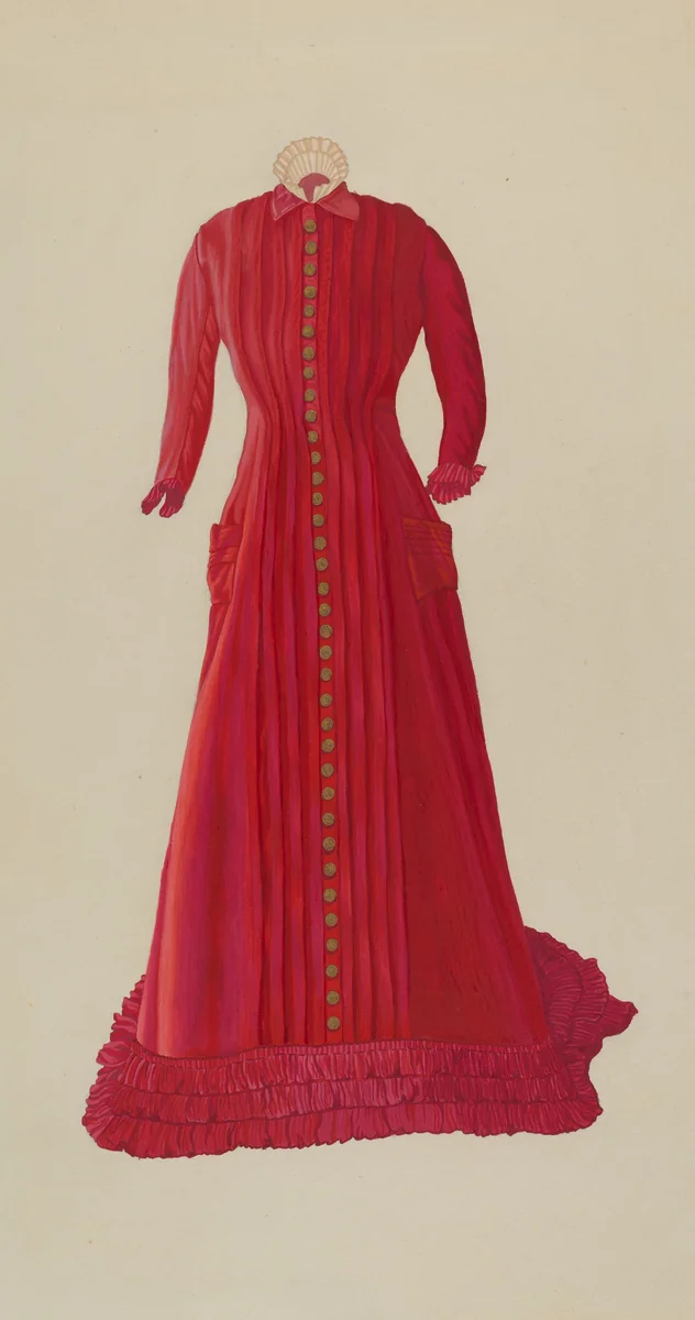 Tea Gown by Joseph L. Boyd, index of american design, 1937