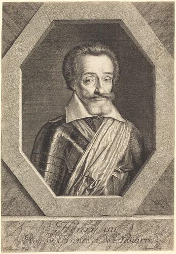 Henry IV by Jean Morin; Louis Elle I, print, 1600-1650