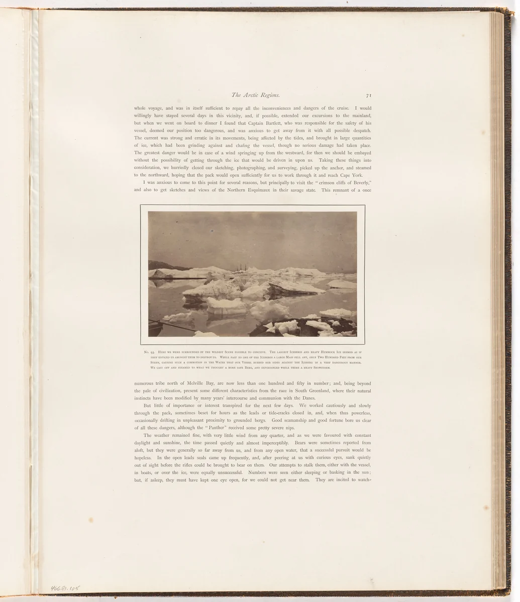 "Surrounded by the wildest scene possible to conceive" by George P. Critcherson, John L. Dunmore, William Bradford, photograph, 1869