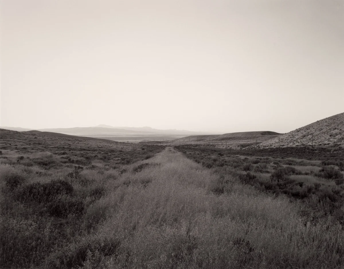 Nevada Short Line by Mark Ruwedel, photograph, 1998