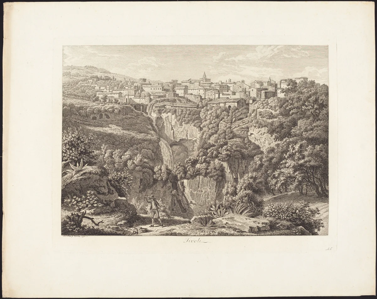 Tivoli by Albert Christoph Dies, portfolio, 1755-1822