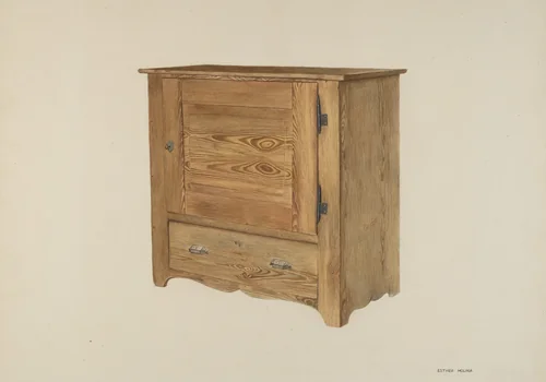 Chest by Esther Molina, index of american design, 1939