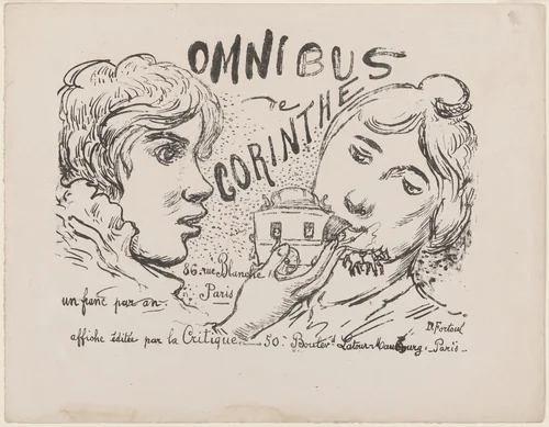 Supplement to "L'Omnibus de Corinthe" by Désiré Fortoul, print, 1896-1897