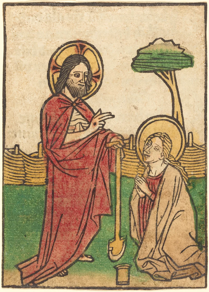 Noli me tangere by Ludwig of Ulm, print, 1390-1510