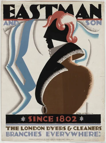 Eastman and Son, Since 1802 by E. McKnight Kauffer, design, 1926