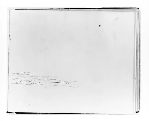 Panoramic Landscape (from Sketchbook) by Francis William Edmonds, artwork, 1835-1839