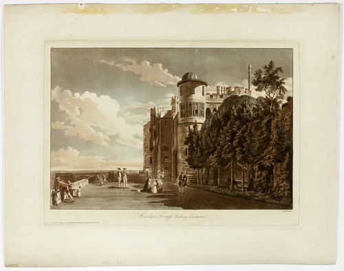 Windsor Terrace Looking Eastward by Paul Sandby, print, 1809
