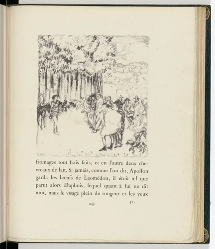 In-text plate (page 243) from Daphnis et Chloé by Pierre Bonnard, illustrated book, 1902
