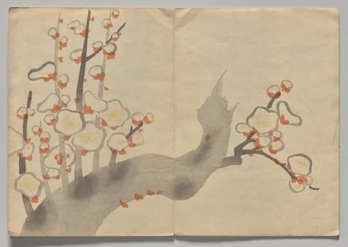 Scene from The Kōrin Picture Book (Volume 2) by Nakamura Hōchū (中村芳中), book, 1802-1899