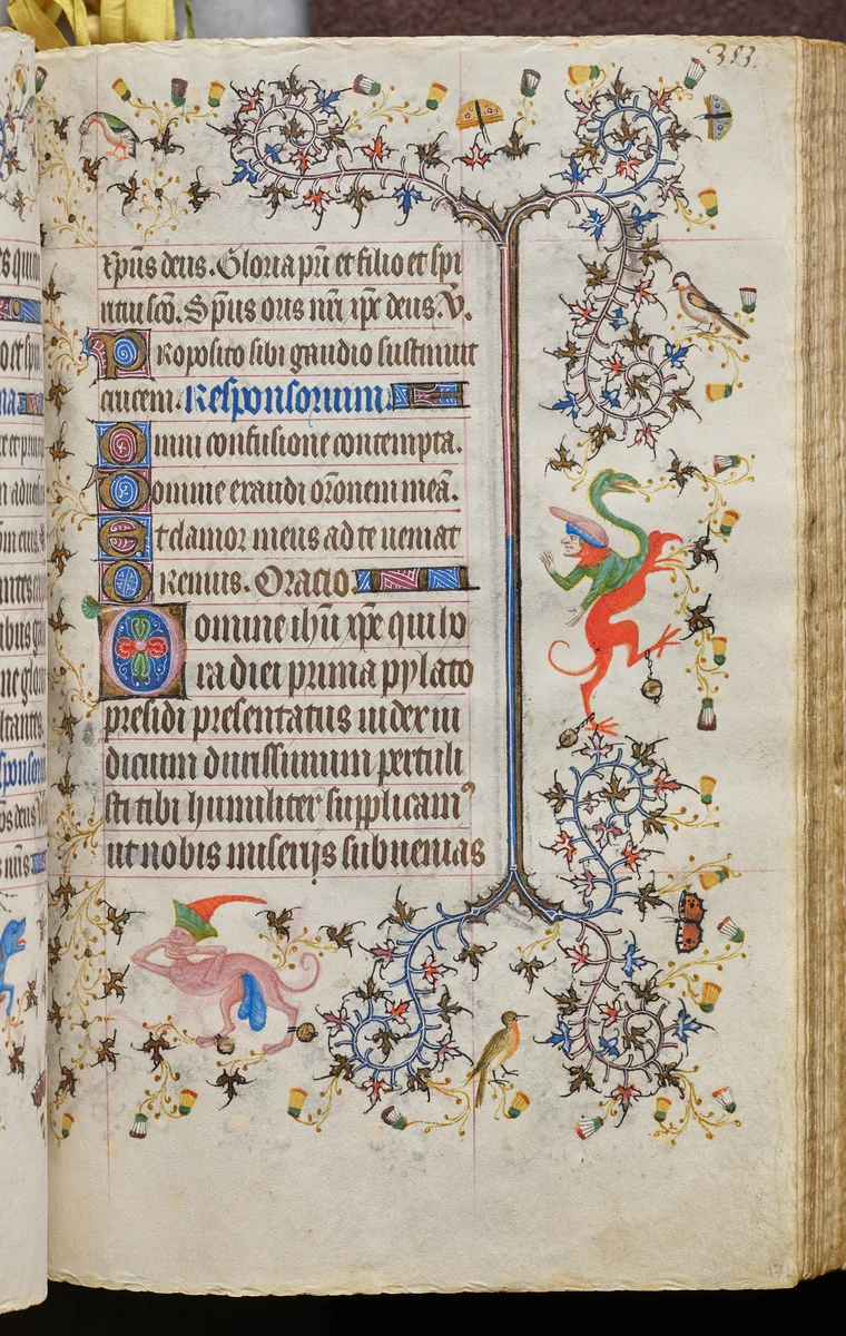 Hours of Charles the Noble, King of Navarre (1361-1425): fol. 172r, Text by Master of the Brussels Initials and Associates, book, 1400-1410