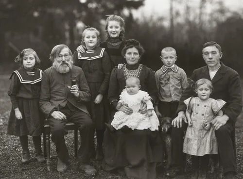Working-class Family by August Sander, photograph, 1912