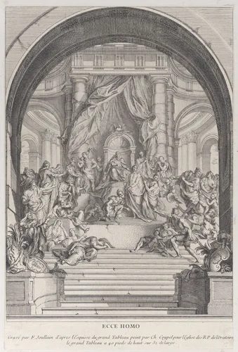 Ecce Homo by François Joullain, print, 1720-1762