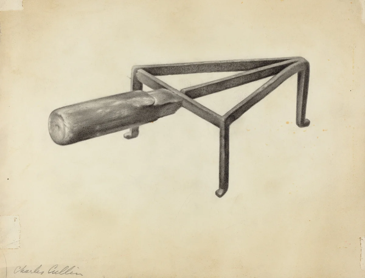 Trivet by Charles Cullen, index of american design, 1935-1942