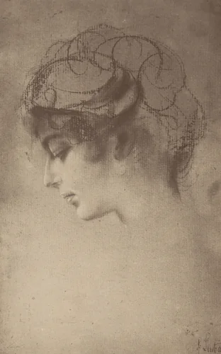 From a Lenbach Sketch by Alfred Stieglitz, photograph, 1886