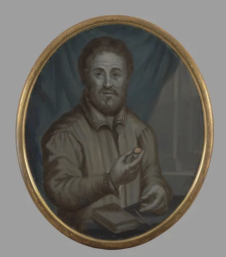 Janus Secundus (1511-1536). Humanist en Neolatijns dichter by Arnoud van Halen, painting, 1700-1720