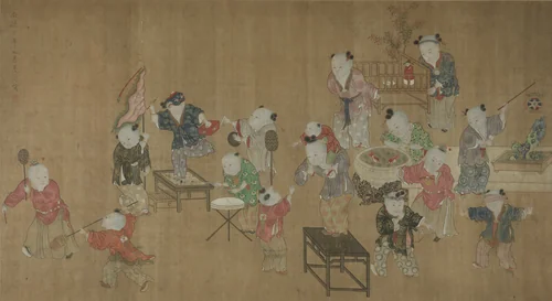 Children at Play by Xia Kui (夏葵), painting, 1508