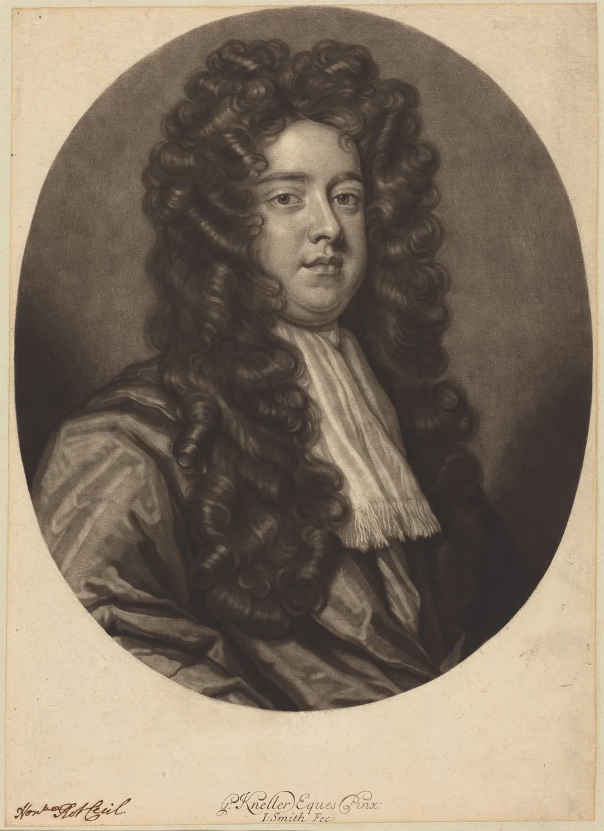 Robert Cecil by John Smith, Sir Godfrey Kneller, print, 1652-1742