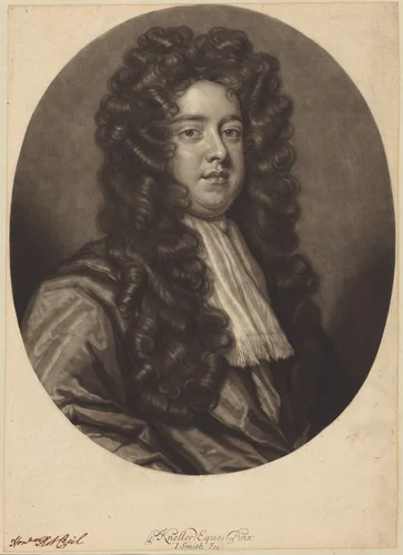 Robert Cecil by John Smith, Sir Godfrey Kneller, print, 1652-1742