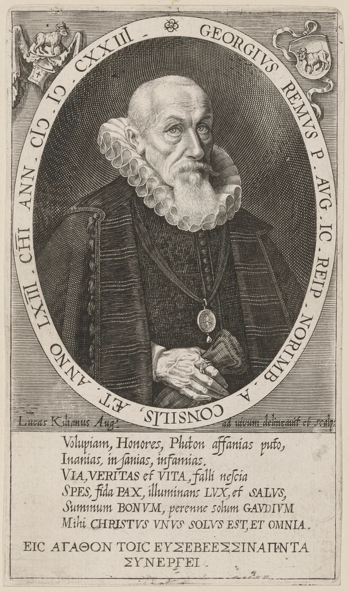 Georgius Remus by Lucas Kilian, print, 1623