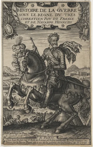 Henry IV by Léonard Gaultier, print, 1561-1641