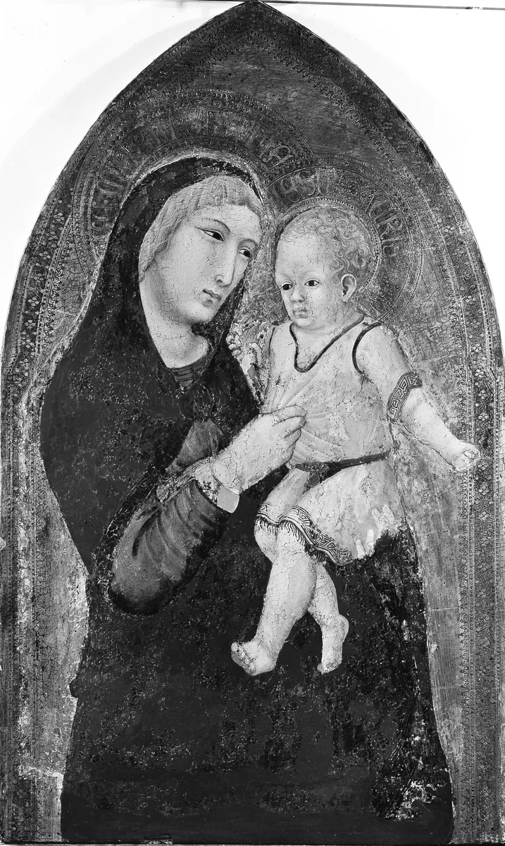 Madonna and Child by Ambrogio Lorenzetti, painting, 1319-1347
