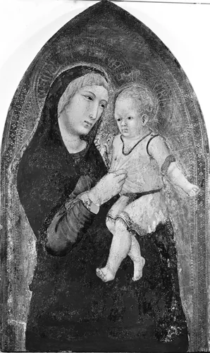 Madonna and Child by Ambrogio Lorenzetti, painting, 1319-1347