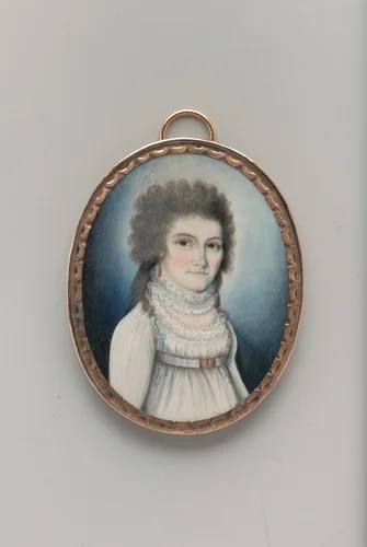Clarissa Storrs by William Verstille, artwork, 1792-1795