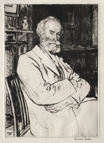 Charles Paley Scott by Francis Dodd, print, 1916