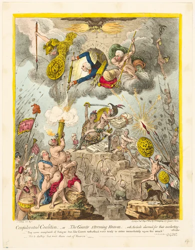 Confederated Coalition by James Gillray, print, 1804