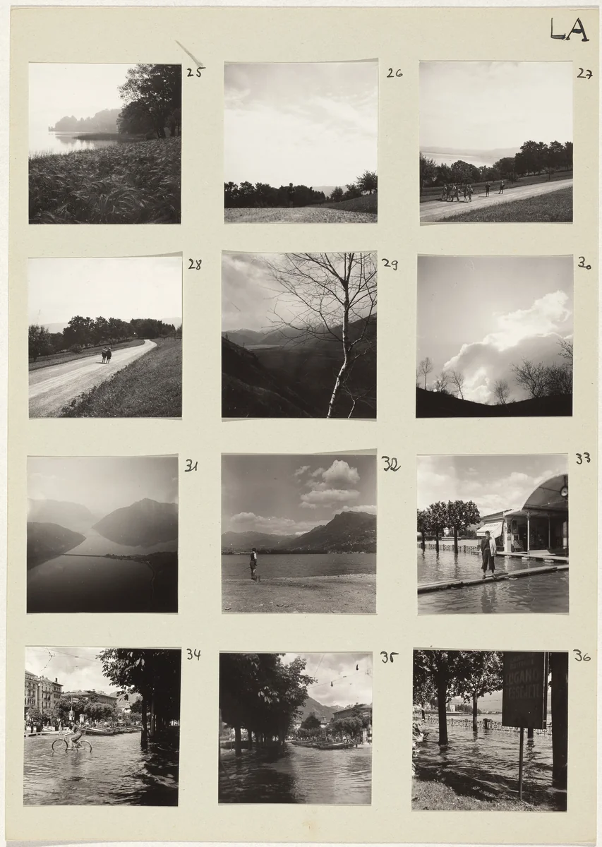 Die Landschaft (Landscape) 25-36 by Robert Frank, photograph, 1942-1946