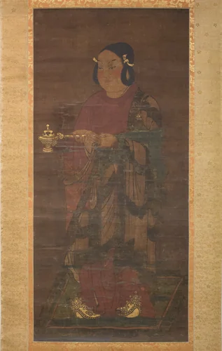 Prince Shōtoku at Age Sixteen by Toba Sōjō, painting, 1336-1392